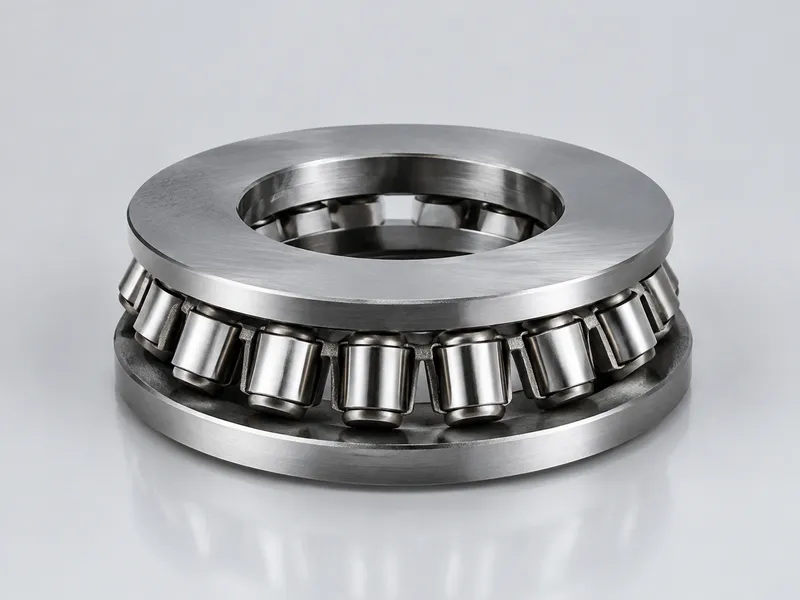 Thrust cylindrical roller bearing with rollers between two washers